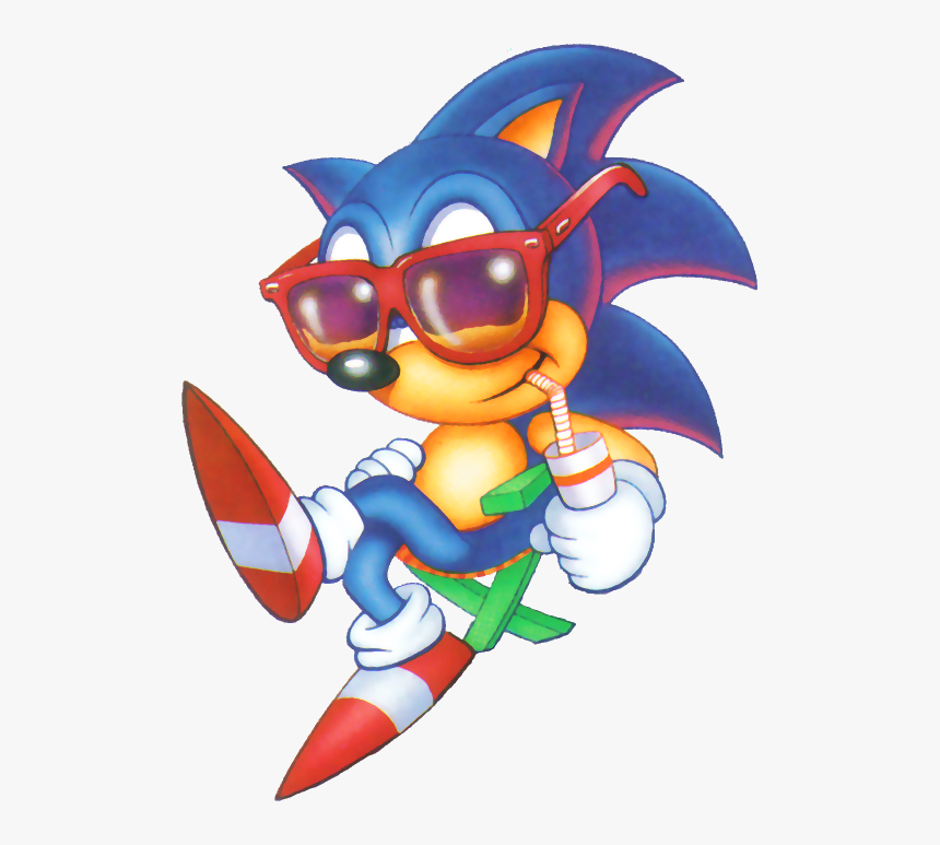 Sonic The Hedgehog Relaxing - Sonic The Hedgehog American, HD Png Download