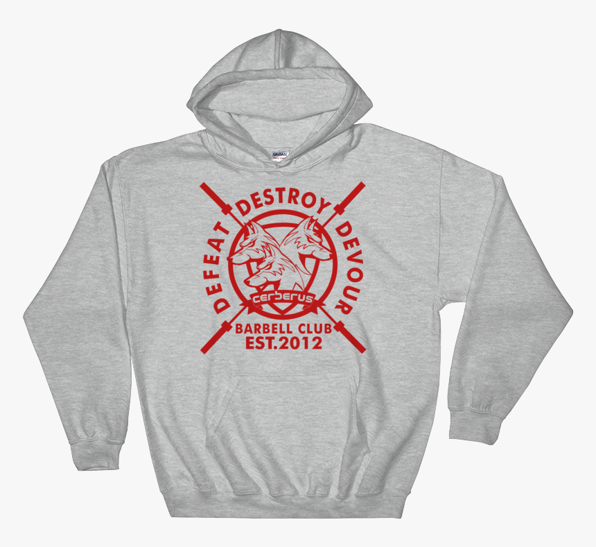 Barbell Hoodie - Hoodie, HD Png Download