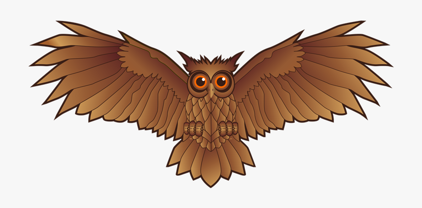 Clip Art Wings Pencil And In - Owl Wings Clip Art, HD Png Download
