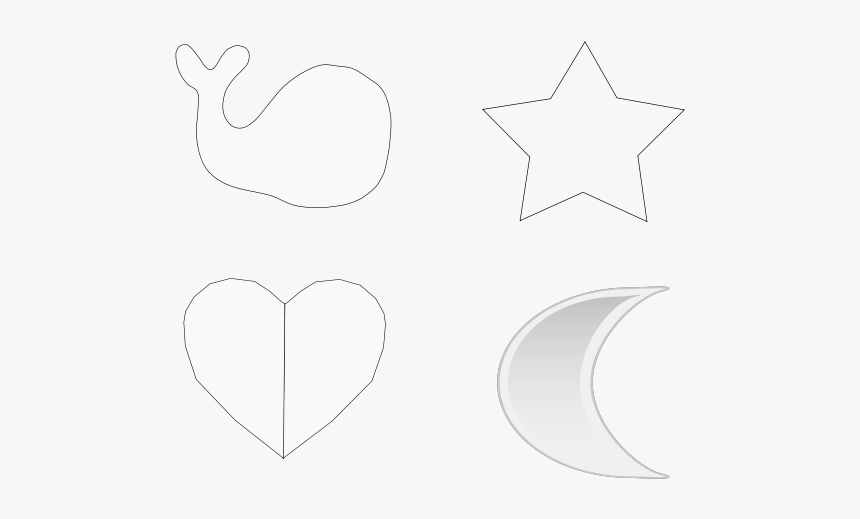 Whale Silhouette - Moon, HD Png Download