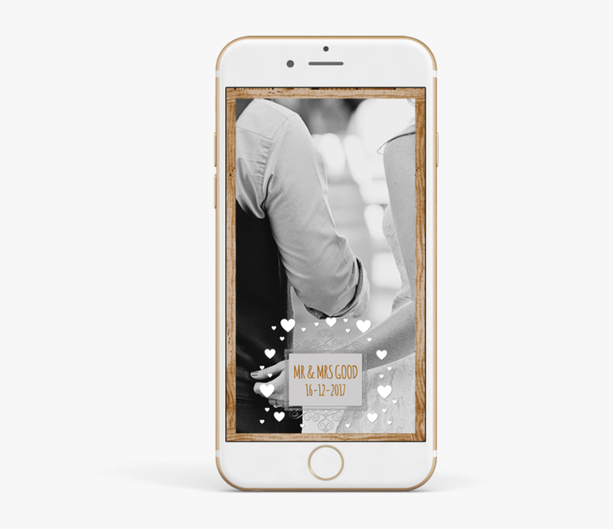 Wooden Border & Hearts , Png Download - Iphone, Transparent Png