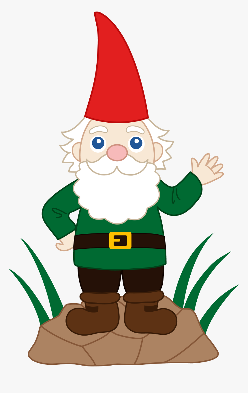 Garden Gnome Drawing Clip Art - Garden Gnome Clip Art, HD Png Download