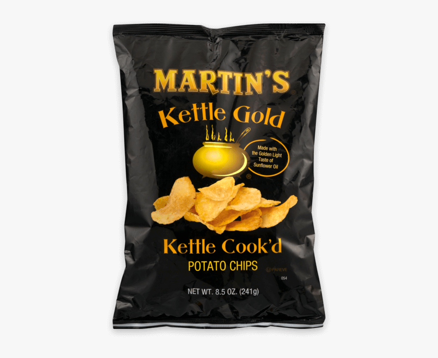 Martin S Kettle Gold Potato Chips Kettle Cook D - Martins Chips Salt And Vinger, HD Png Download