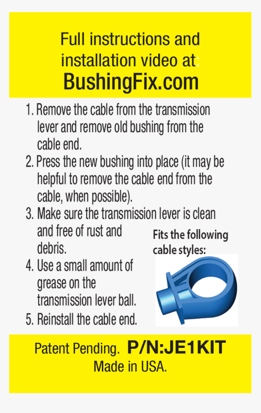 Pontiac Trans Am Shift Linkage Replacement Grommet - 8 Hour Diet Power Foods, HD Png Download