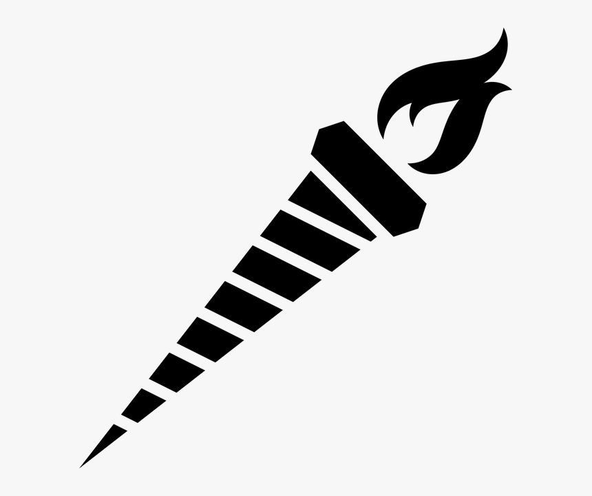 Icon, Symbolic, Torch - Torch Silhouette Transparent, HD Png Download