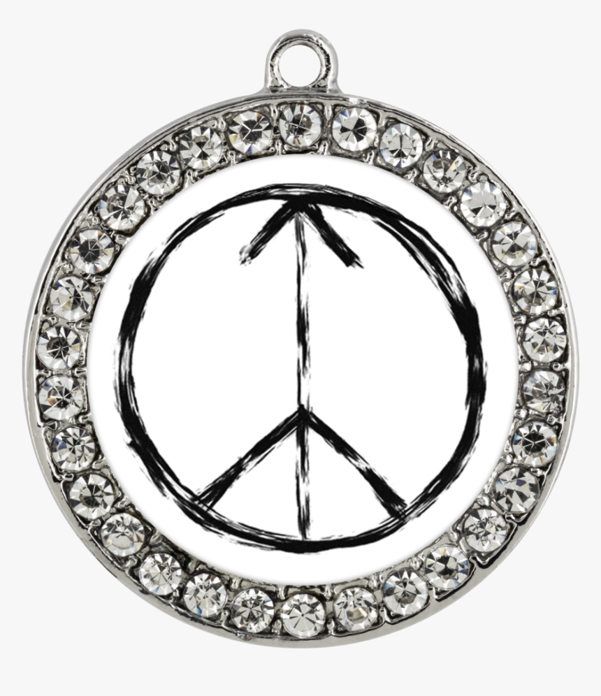 Peace Sign Necklace - Bracelet, HD Png Download