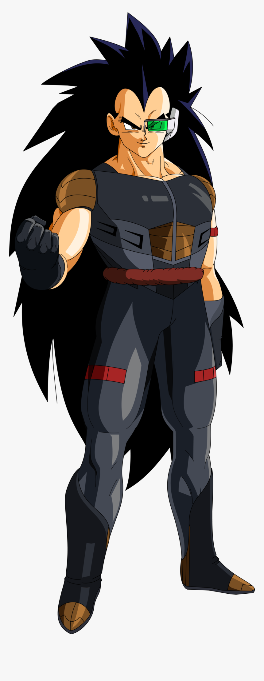 Anime - Raditz Saiyan, HD Png Download
