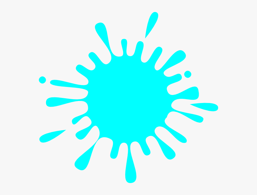 Paintball Clipart Spatter - Pink Color Splash Clipart, HD Png Download