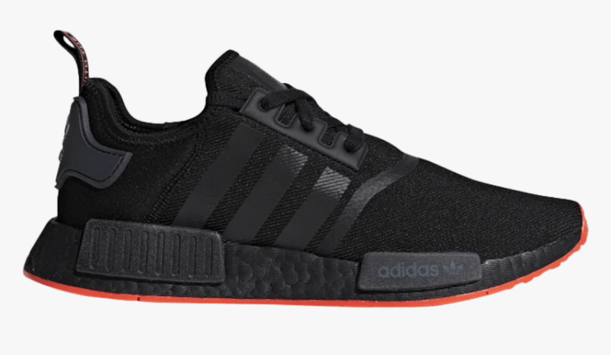 Nmd Core Black Solar Red, HD Png Download