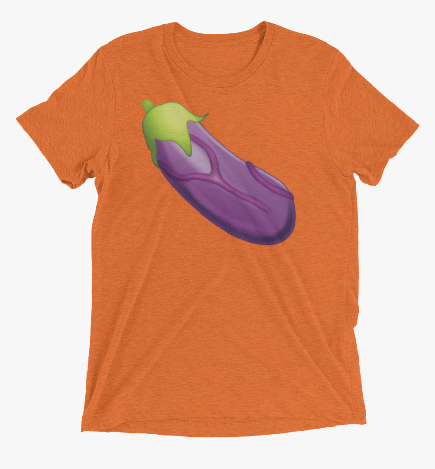 Veiny Eggplant Emoji Triblend T Shirt Swish Embassy - Future Of The World Is In My Classroom Shirt, HD Png Download