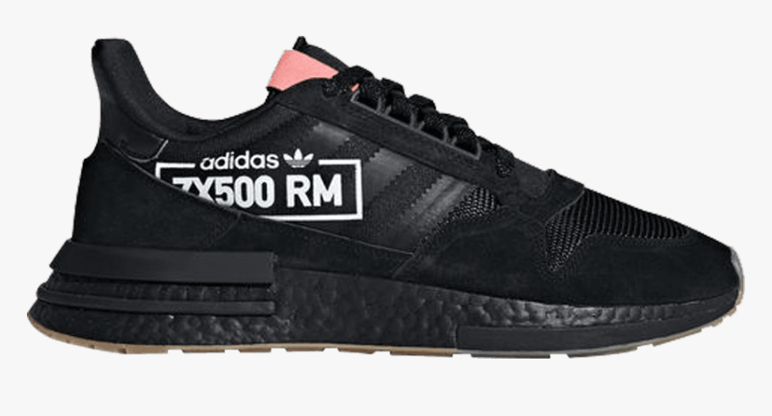 Adidas Zx 500 Rm Black Size 5, HD Png Download