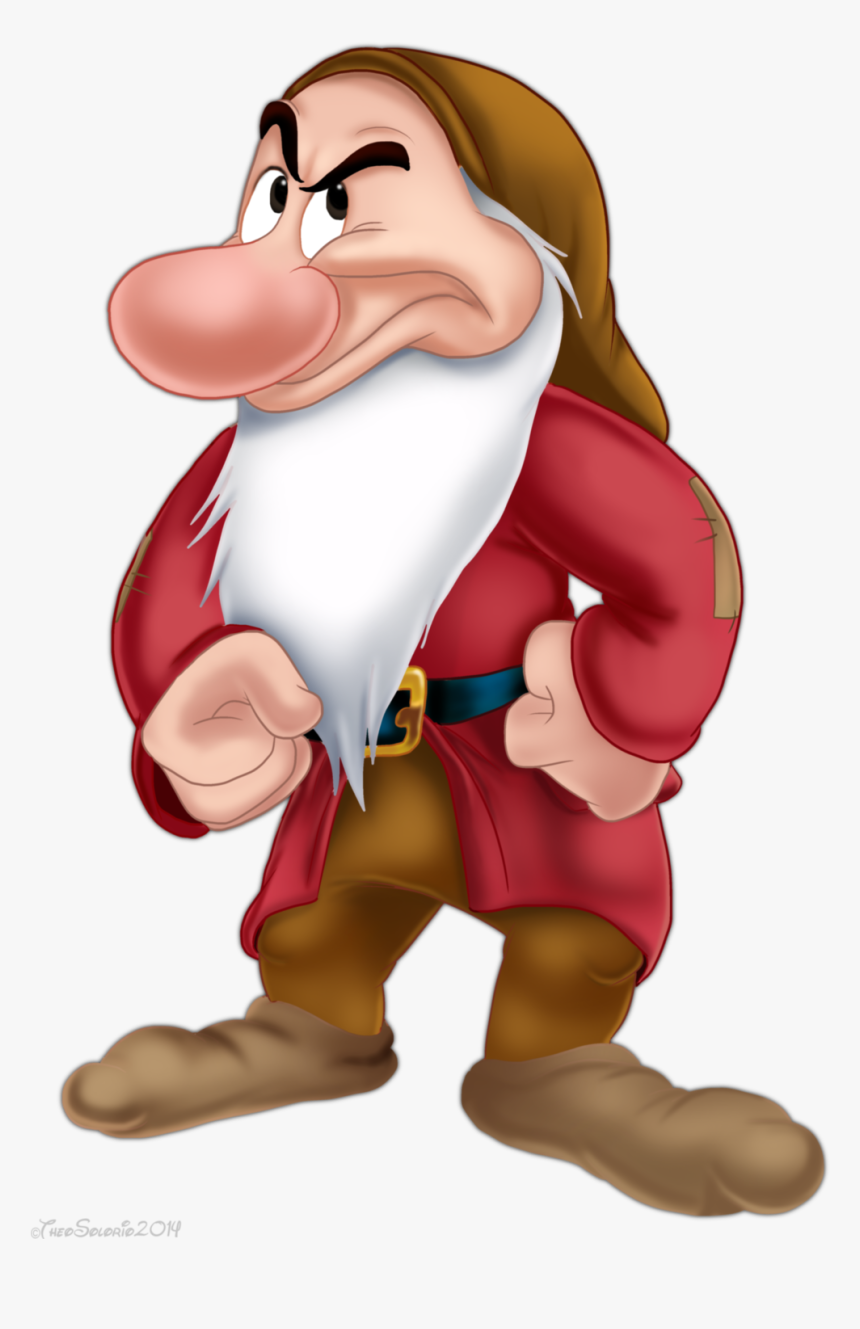 Dopey Grumpy Seven Dwarfs, HD Png Download