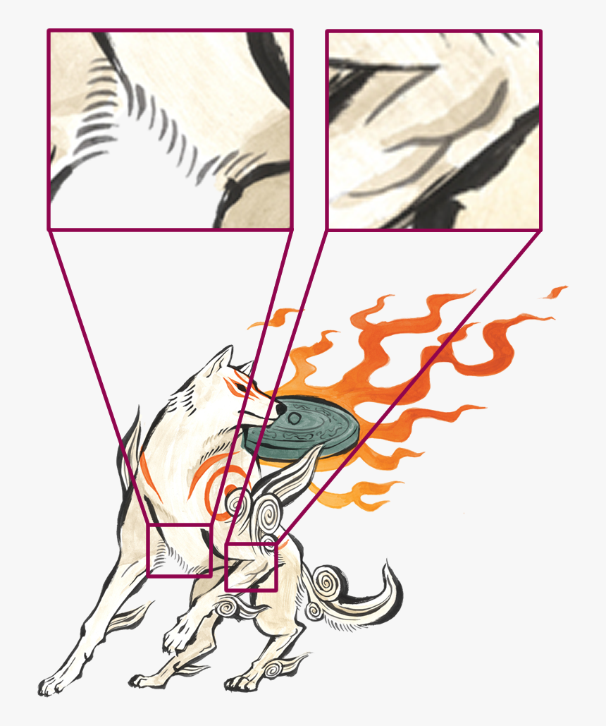 Okami Amaterasu Okami, HD Png Download