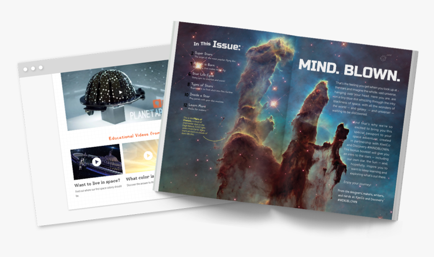 Kiwi Crate Steve Png Space - Carina Nebula Pillars Of Creation, Transparent Png