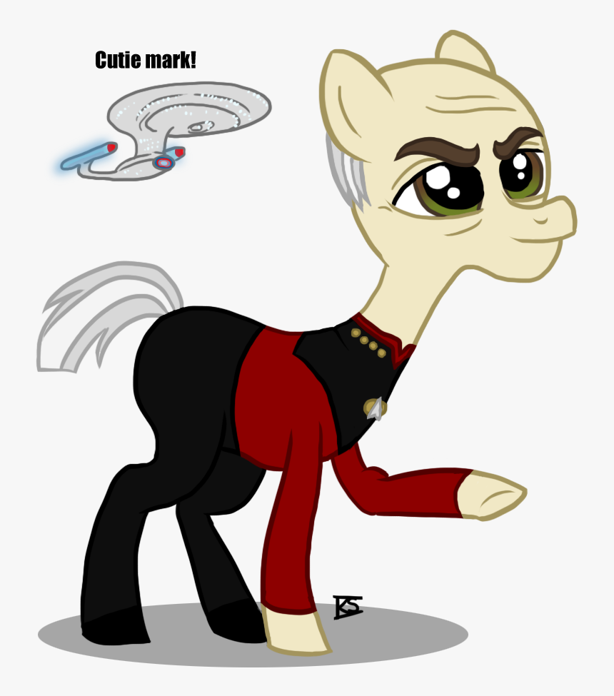 Glamourkat, Jean-luc Picard, Ponified, Safe - Discord My Little Pony, HD Png Download