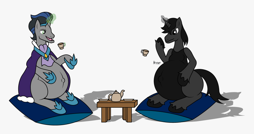 Large Royal Tea Party - Mlp Sombra Mpreg, HD Png Download