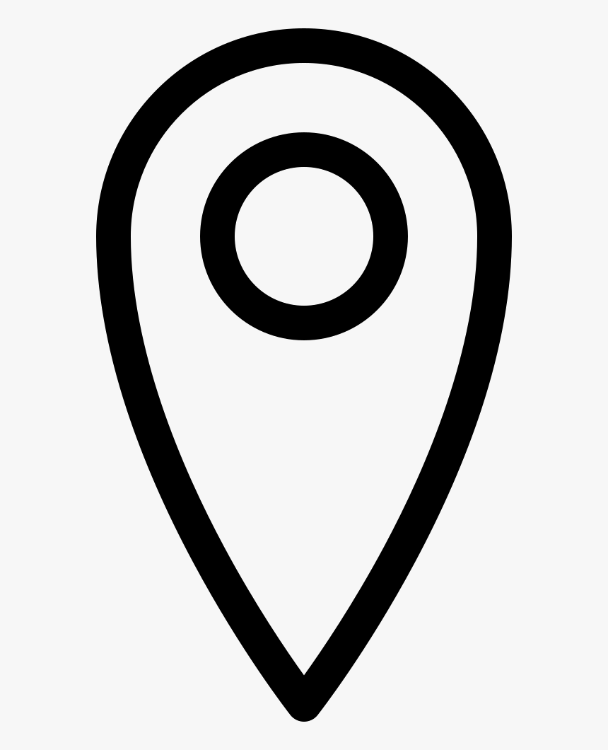 Map Marker - Logo Pics Art Black And White, HD Png Download