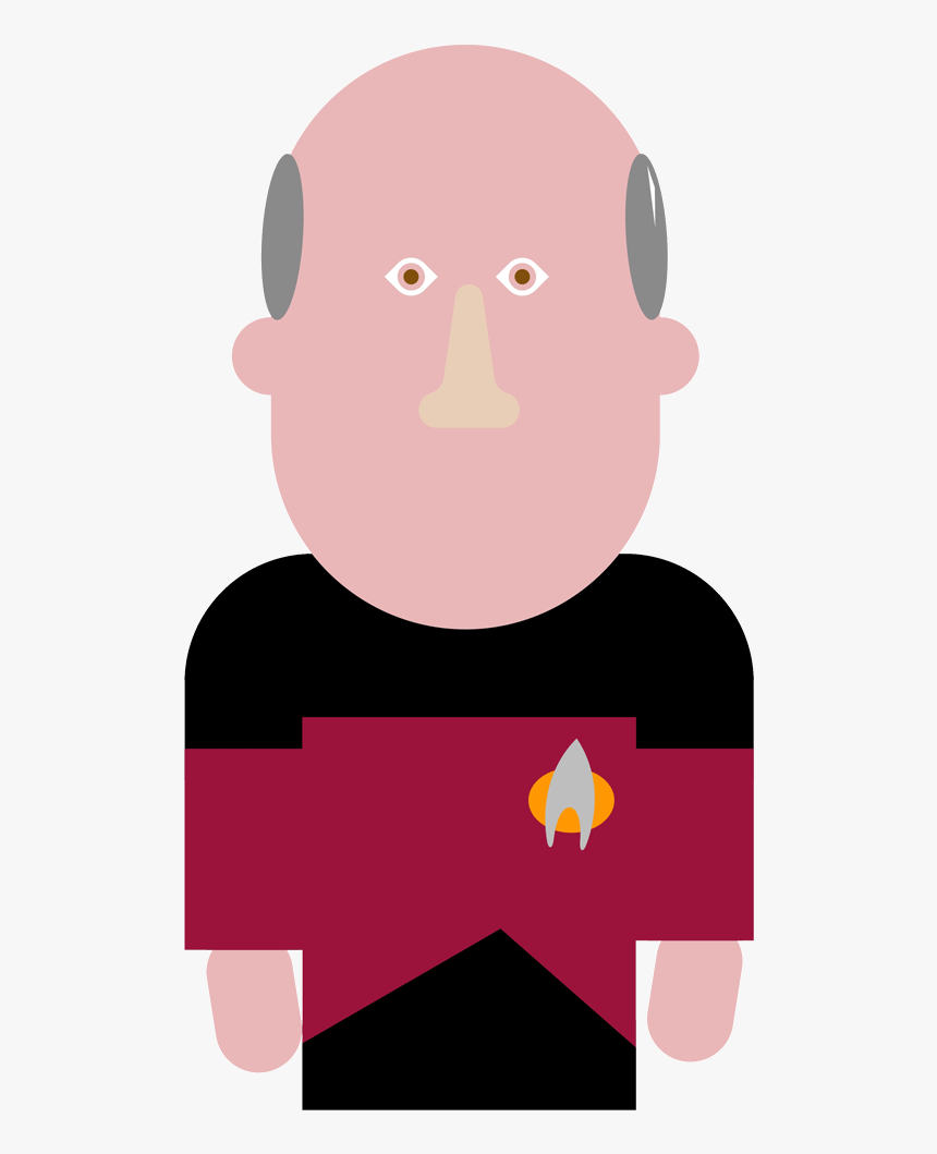 Whatpilot Picard - Illustration, HD Png Download