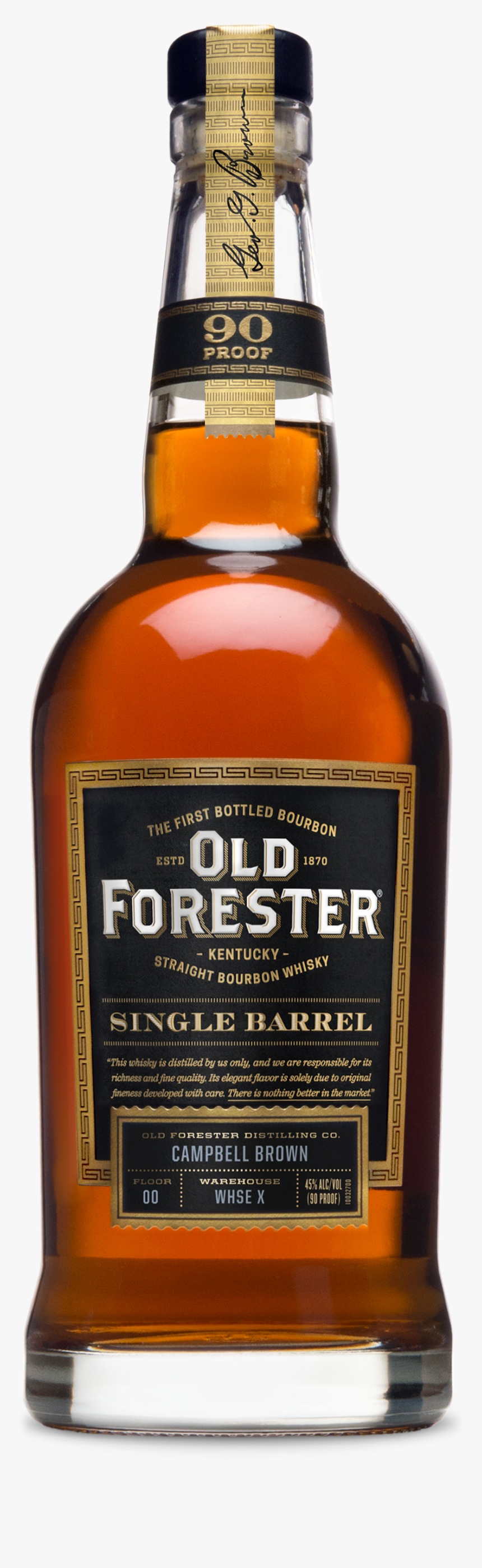 Old Forester Single Barrel Store Pick, HD Png Download