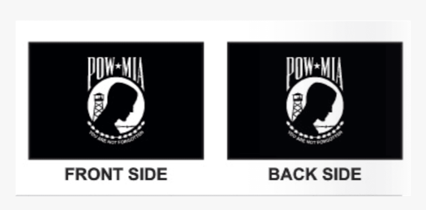 Collins/eder Flag / Double Sided Pow Mia Flag - Graphic Design, HD Png Download