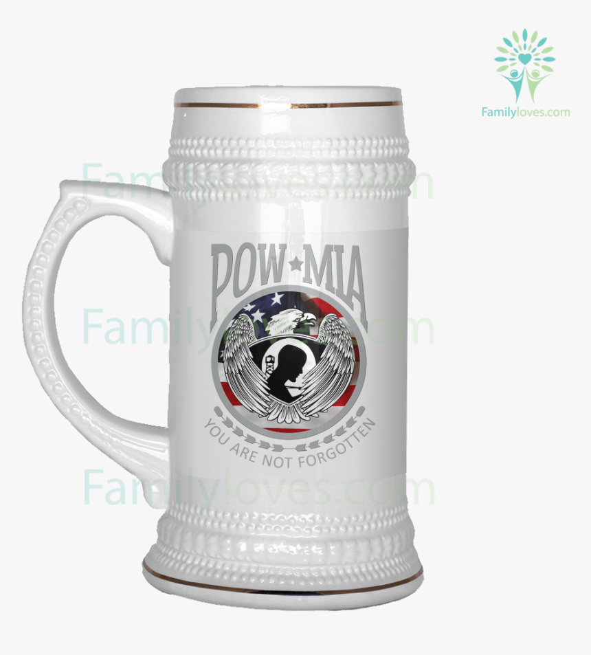 Pow Mia Beer Stein %tag Familyloves - Stein German Eagle, HD Png Download