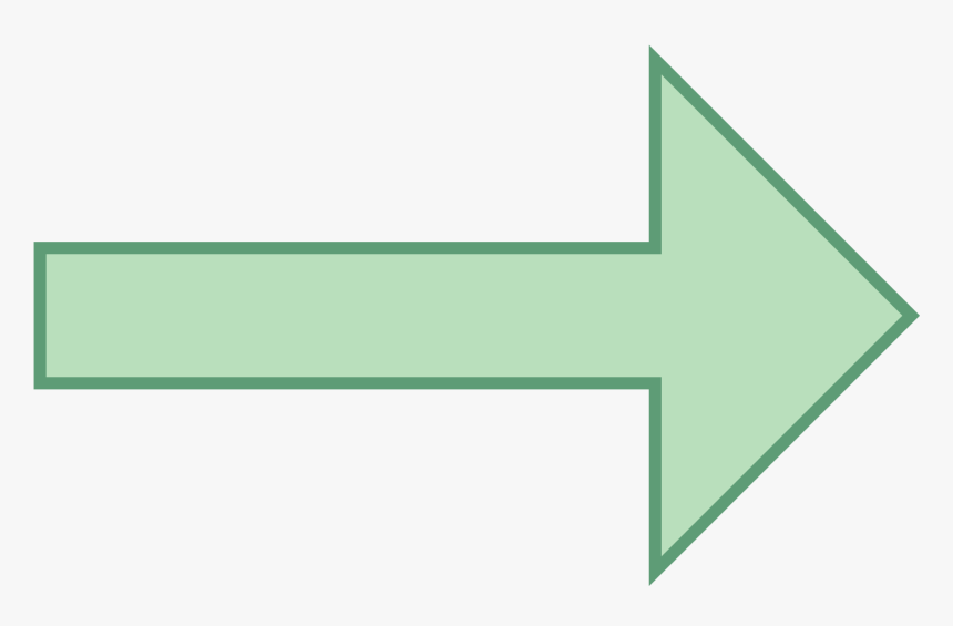 This Icon Consists Of An Arrow Pointing To The Right - Thick Arrow Pointing Right, HD Png Download