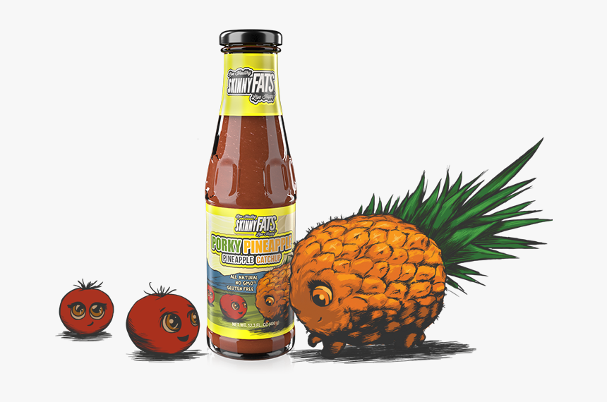 Porky Pineapple - Ketchup, HD Png Download