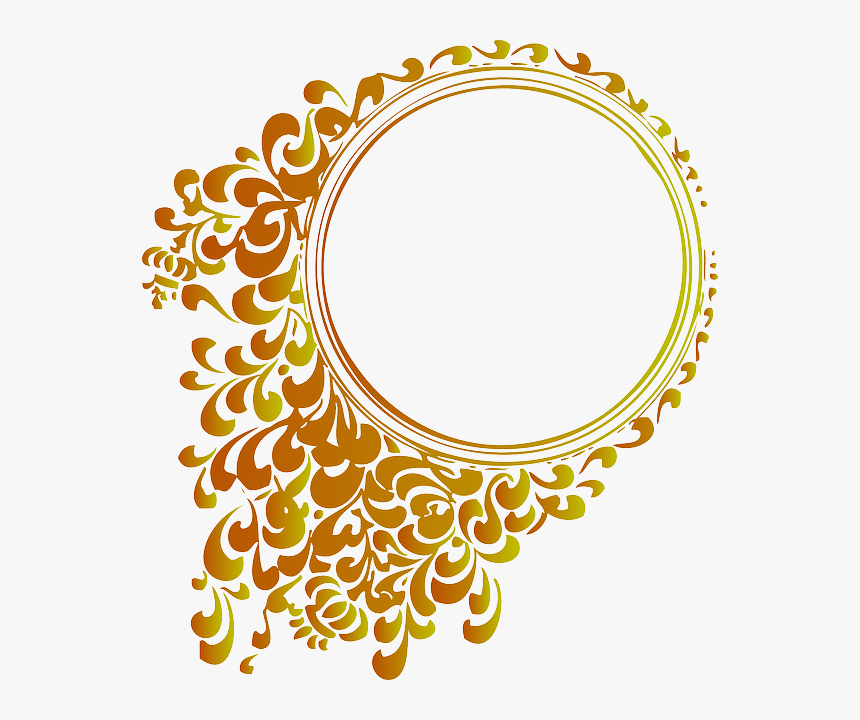 Golden Frame-305566 - Gold Vector Frame Png, Transparent Png