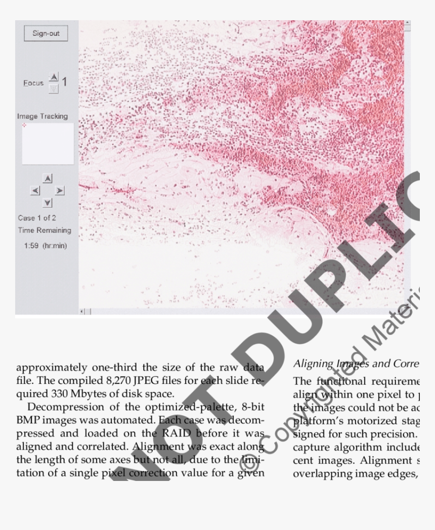 Cytoview Pt Interface With Signout Button, Focal Plane - Lobet Den Herren Intonation, HD Png Download