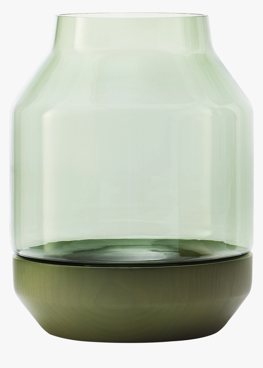 14152 Elevated Vase O17 Greengreen 1502282904 - Muuto Vaas, HD Png Download