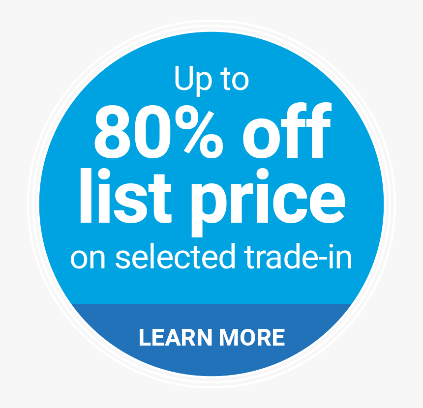 Up To 80% Off List Price On Selected Trade-in - Circle, HD Png Download
