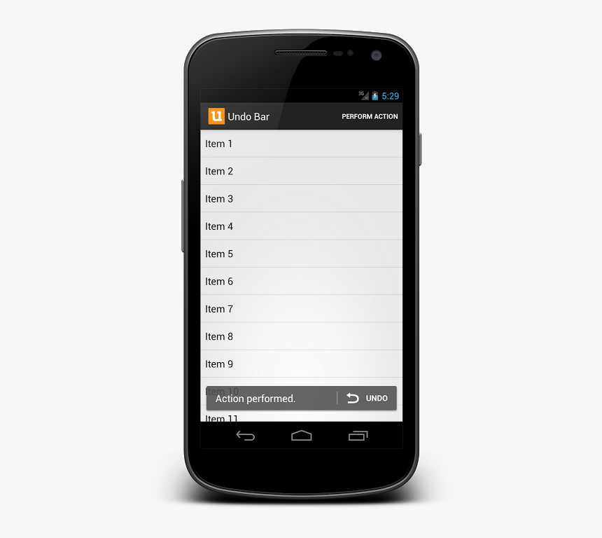 Enter Image Description Here - Toast With Action Android, HD Png Download