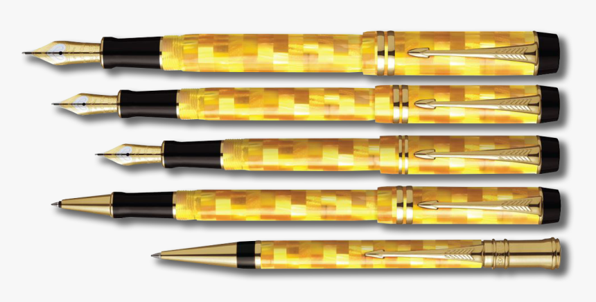 Parker Duofold Yellow Mandarin, HD Png Download