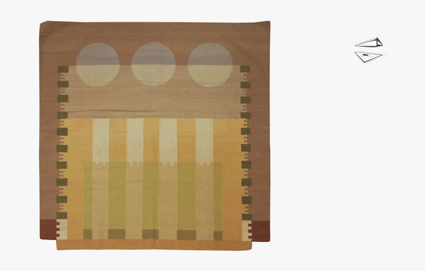 Modern Design Kilim Style Square Rug - Plywood, HD Png Download