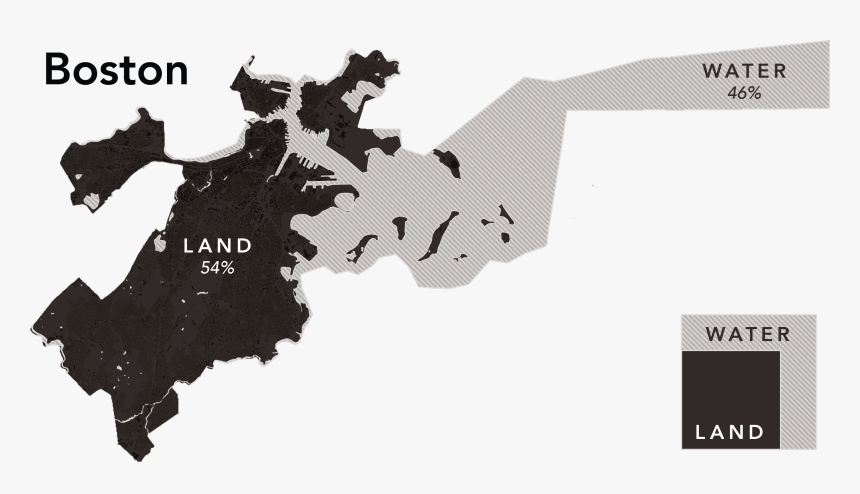 Boston City Map Vector, HD Png Download