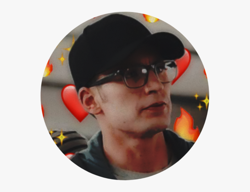 #steverogers #steve #rogers #stickers #avengers #pfp - Wall Clock, HD Png Download