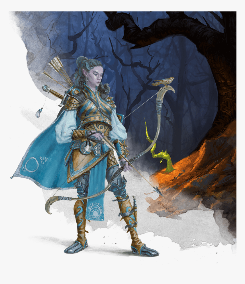 D&d Moon Elf Ranger, HD Png Download