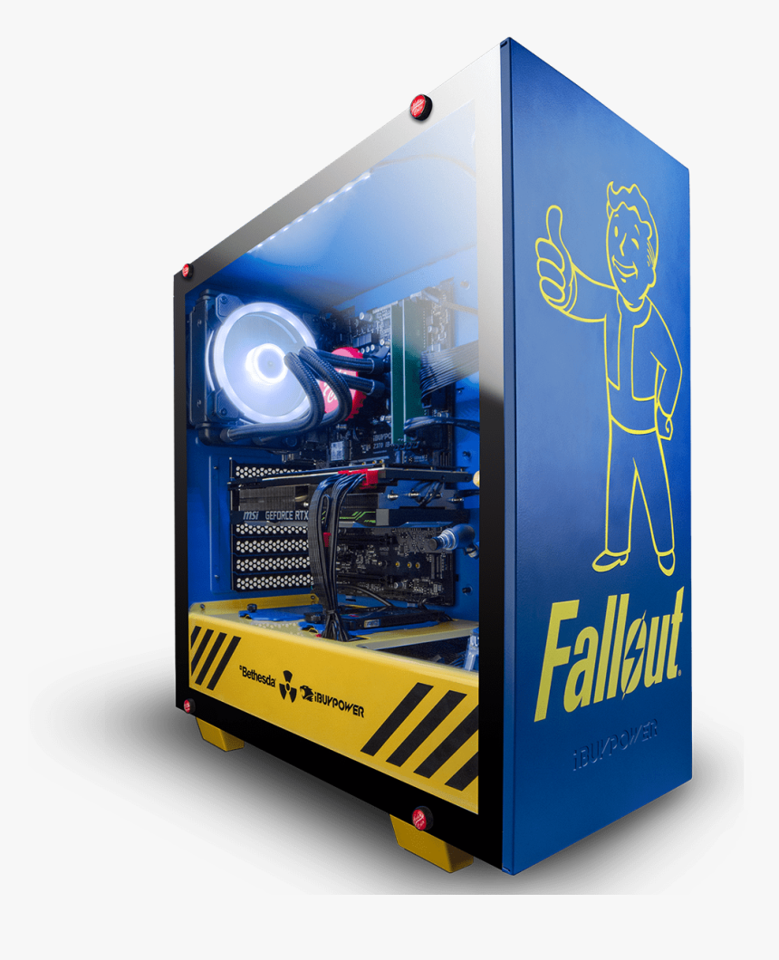 Ibuypower Fallout Pc Case, HD Png Download