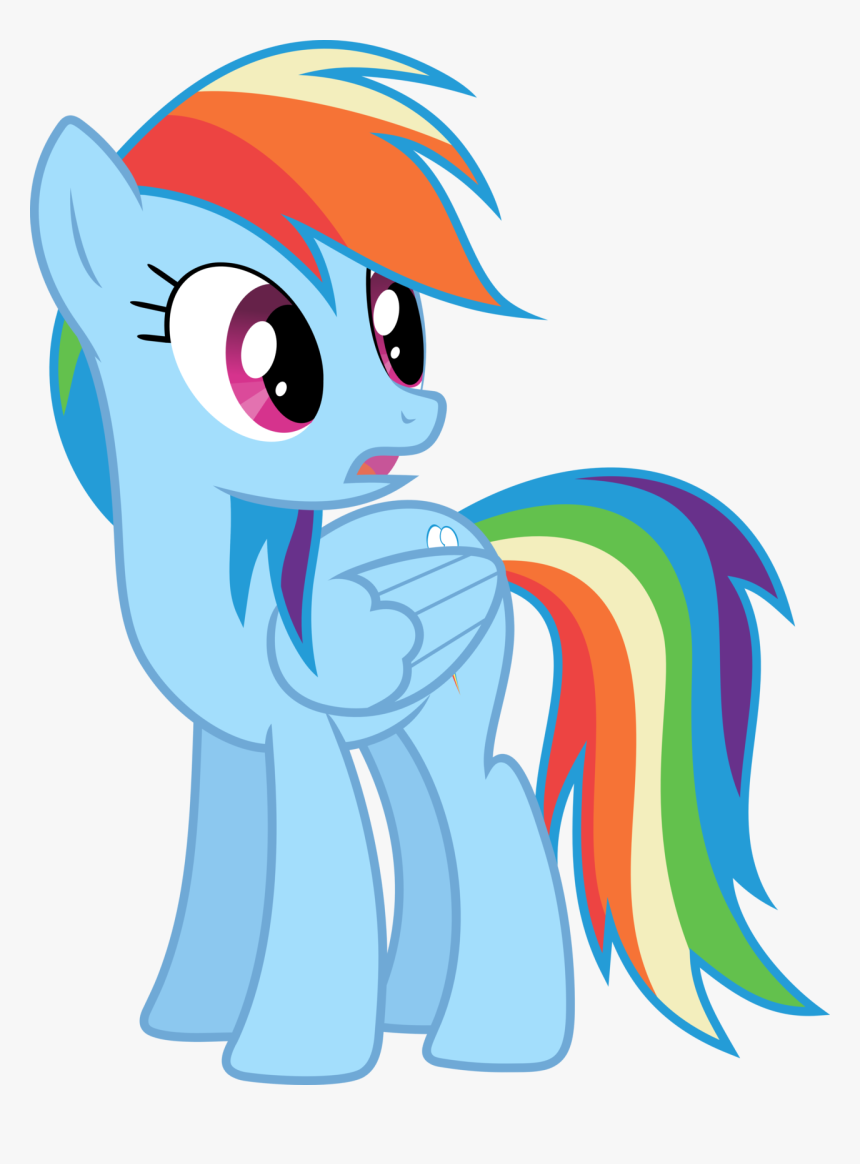 Transparent Oneyng Faces Png - My Little Pony Rainbow Dash Surprised, Png Download