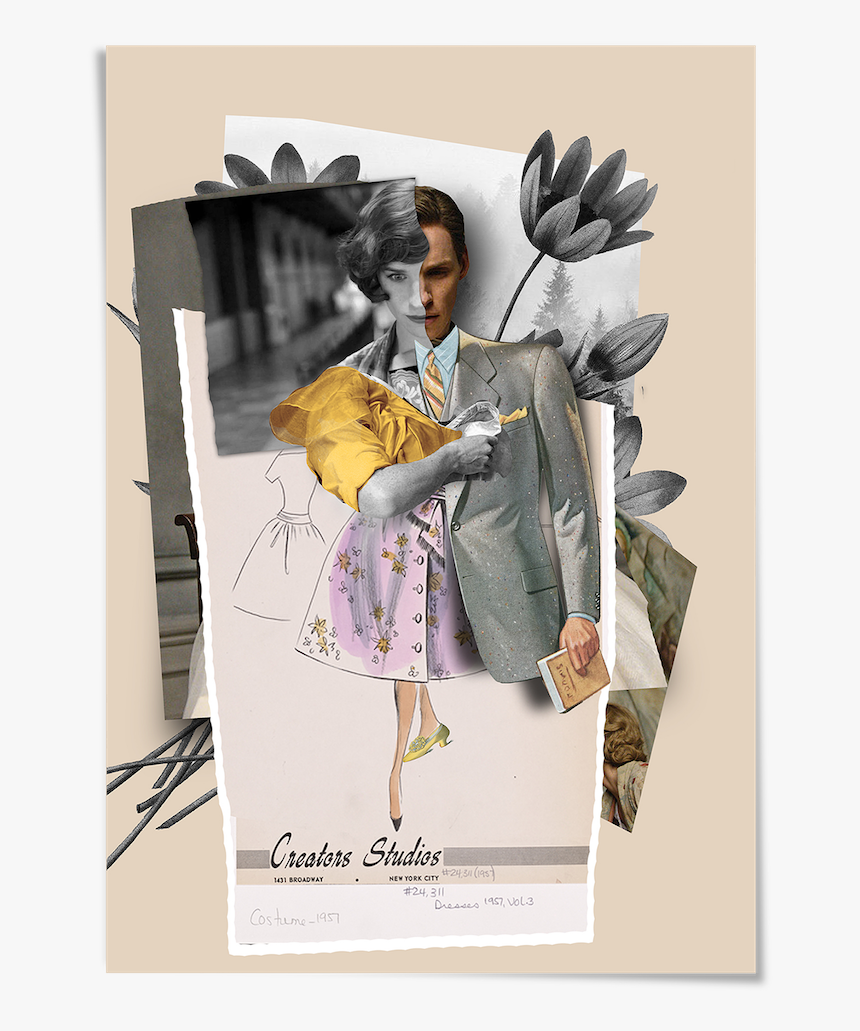 Clip Art Fashion Collage Maker - Danish Girl Collage, HD Png Download