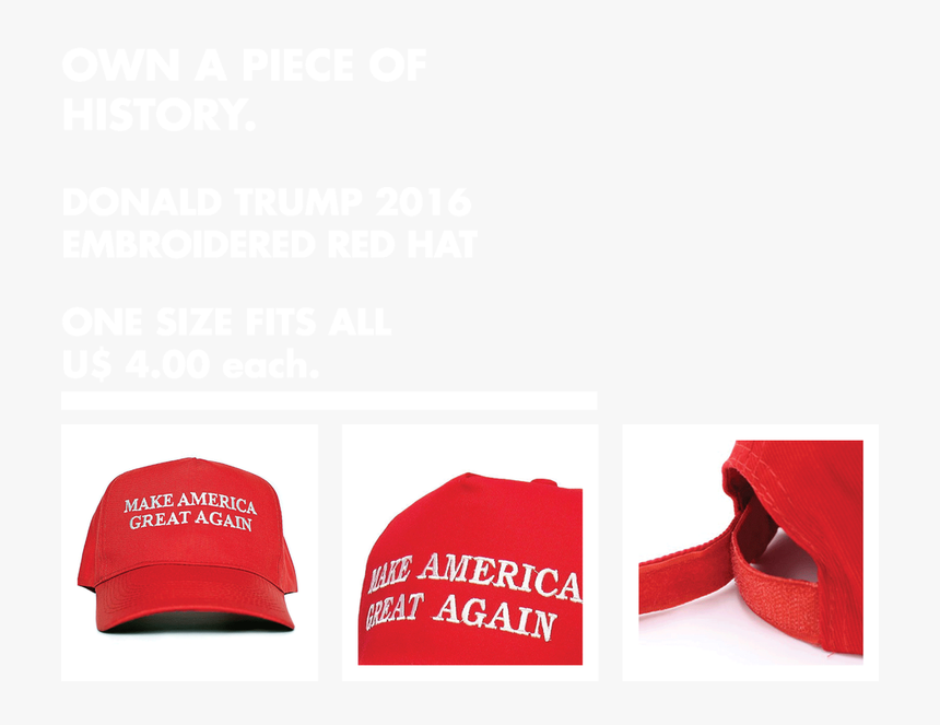 Make America Great Again - Baseball Cap, HD Png Download