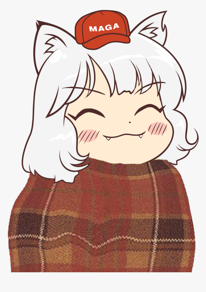 Transparent Anime Reaction Png - Awoo Maga, Png Download
