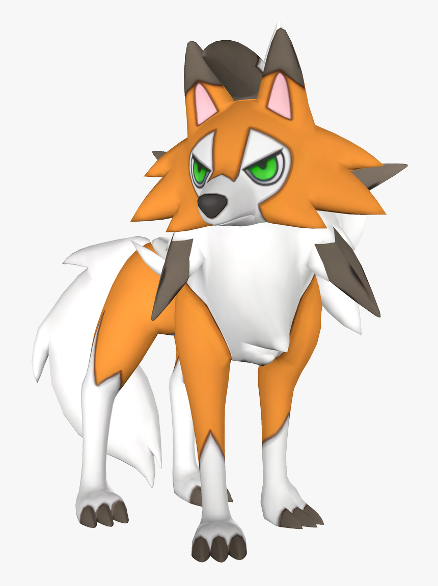 The Episodes And Movie Yveltal And More - Lycanroc Render, HD Png Download