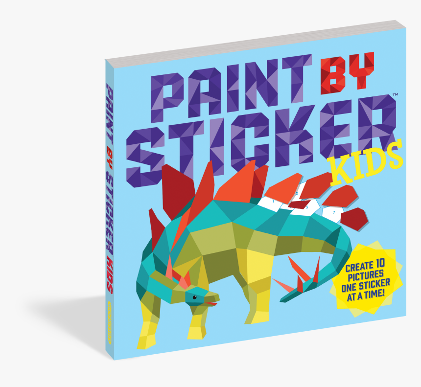Cover - Paint By Sticker Dinosaur, HD Png Download