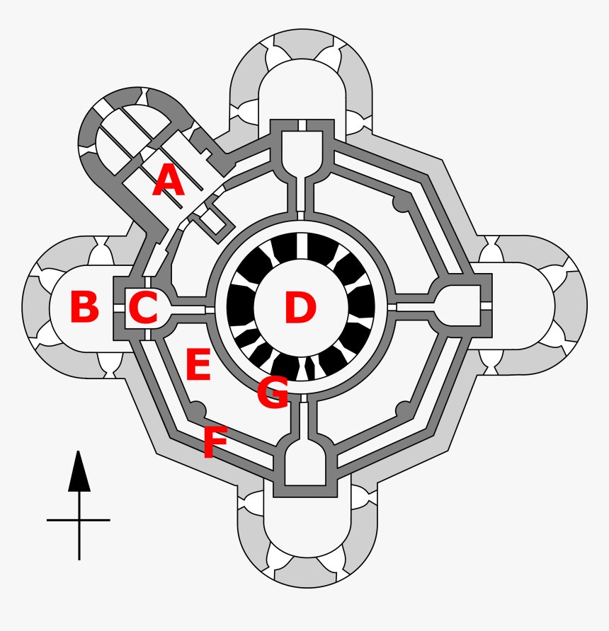Camber Castle Labelled Plan - Camber Castle Floor Plan, HD Png Download