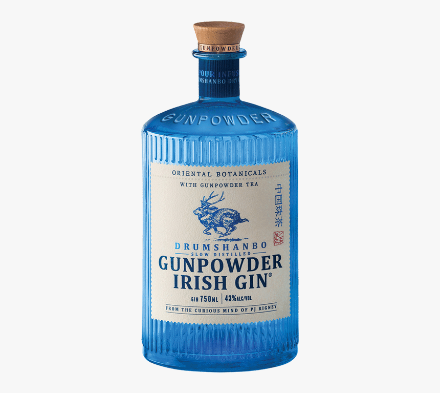 Gunpowder Irish Gin - Glass Bottle, HD Png Download