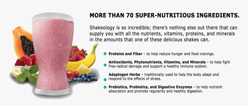 Shakeology-header2 - Frutti Di Bosco, HD Png Download
