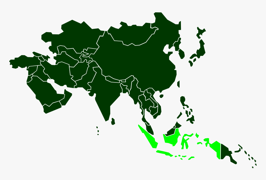 Asia Continent, HD Png Download