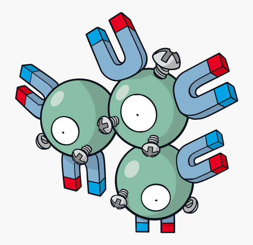 Magneton Pokemon Character Vector Art - Pokemon Magnemite Dream World, HD Png Download