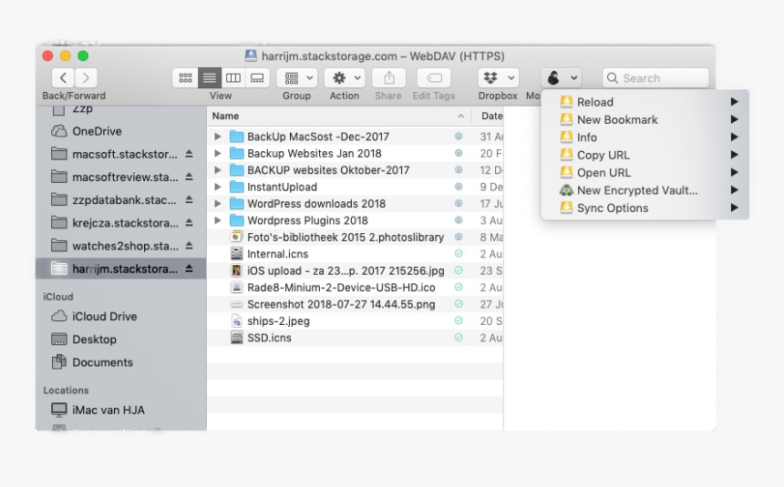 Mountain Duck Sidebar Icons, HD Png Download